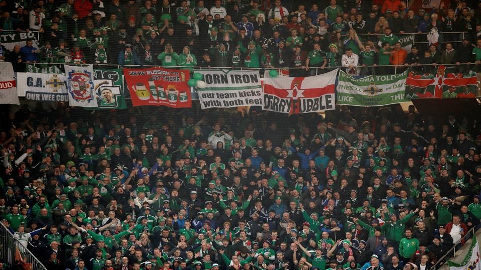 Northern Ireland fans.
